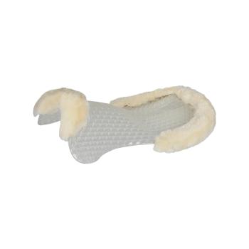 Acavallo Air release Respira hinten erhöht mit echtem Lammfellrand, natur